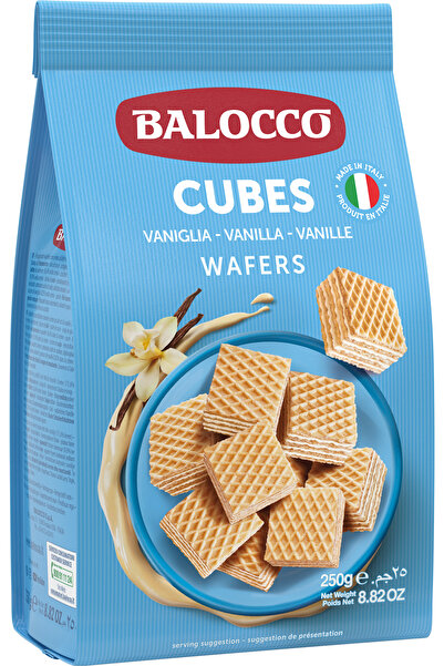 Balocco Vanilyalı Wafers Küp Gofret 250 Gr
