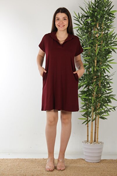 Mckanzie 6153 (N-1592) Polo Collar Dress