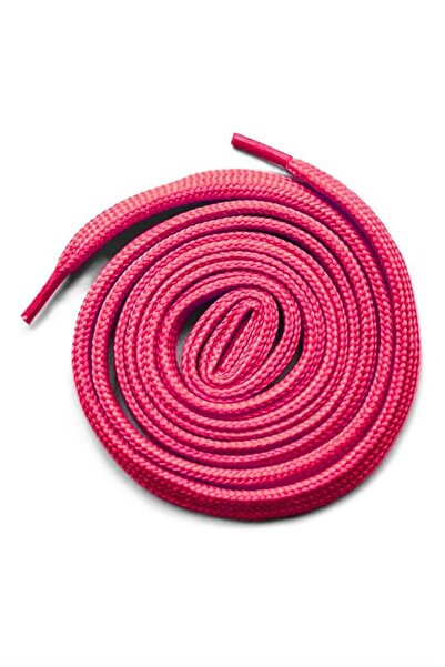 hapshoe زوج واحد من أربطة الأحذية الرياضية المسطحة بسمك 1 سم باللون الوردي ال...