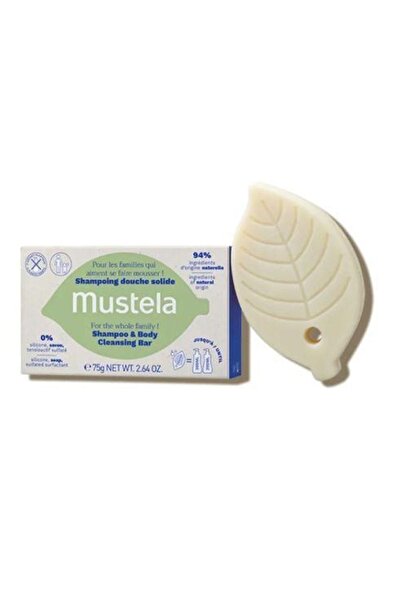 Mustela %94 Doğal İçeriki Organik Avokado Yağı İçeren Katı Şampuan Saç Yüz Vü...
