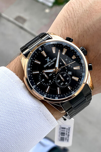 Daniel Klein %100 Orijinal 24 Ay Garantili Özel Seri Lüks Siyah Renk Erkek Ko...