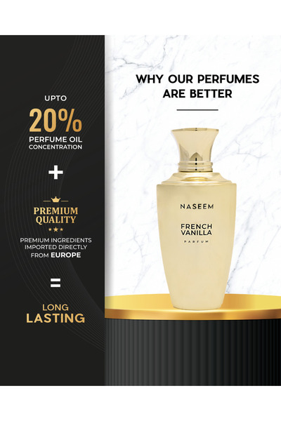 Naseem French Vanilla - Eau De Parfum for Men and Women 100ml