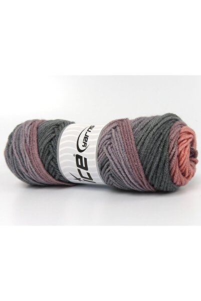 Ice yarns مجموعة من 4 × 100 جرام من خيوط آيس يارنز أورلاندو، ظلال وردية، ظلال...