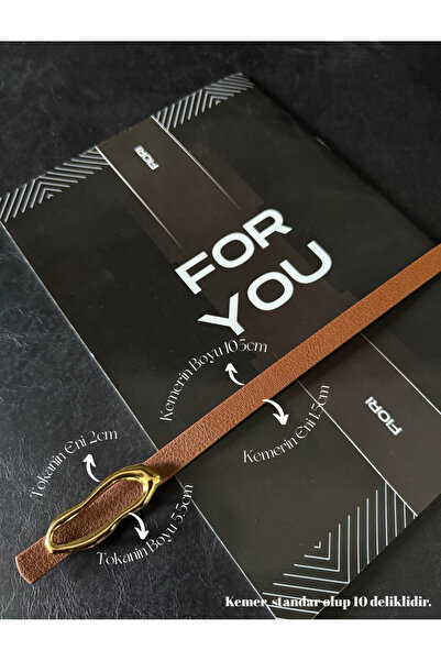 Fiori Ital Design Thin Belt with Buckle, Pants Belt, Shirt Belt, Coat Belt