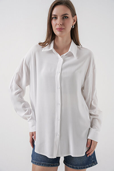 Bigdart 3785 Viscose Shirt - White