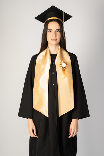 Toca Absolvire Graduation Set – Cap, Scarf and Bow, Non-Personalized, Celebration, End of Year, High School, College