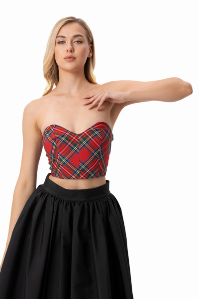 LADYNESS Ekose Büstiyer