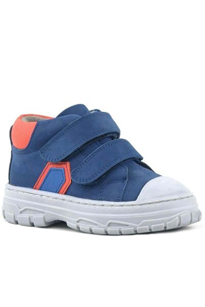 Rakerplus Tails Справжня шкіра Синій Дитячі спортивні черевики на липучках