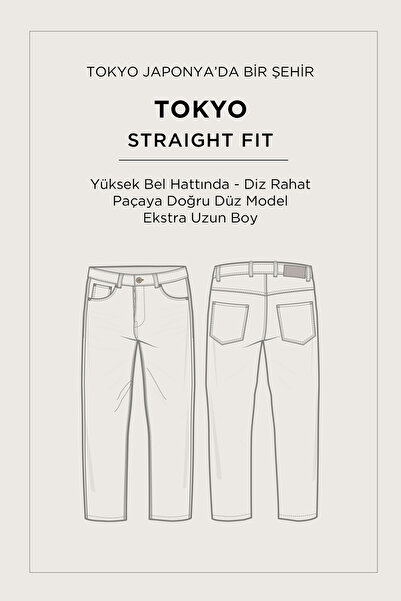 Avva Erkek Antrasit Eskitme Yıkama Tokyo Straight Fit Jean Pantolon A42Y3535