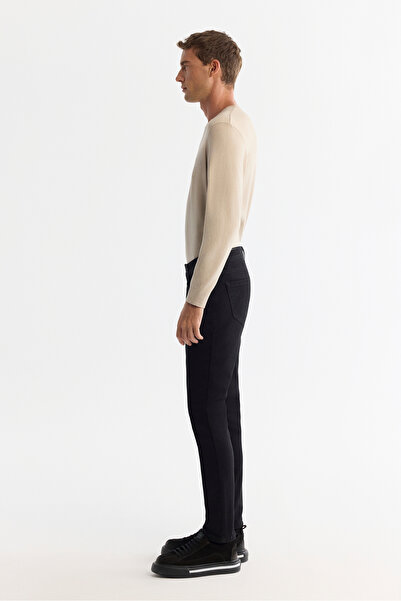 Avva Ανδρικό μαύρο τζιν Berlin Slim Fit Jean Pantonlon A42Y3514