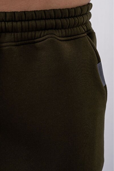 gothamvibes Ανδρικό παντελόνι φόρμας χακί χαλαρής εφαρμογής