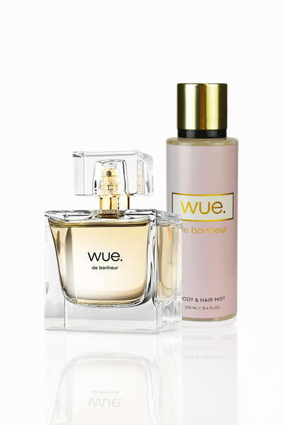 WUE. De Bonheur Miss Set - Kadın Parfümü 50 ml & Vücut Ve Saç Spreyi 250 ml