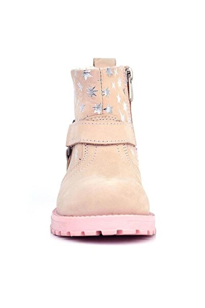 Rakerplus Chiron Γνήσιο Δερμάτινο Πούδρα με μοτίβο αστεριών με φερμουάρ γούνινες μπότες για κορίτσια