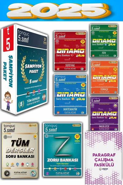 Tonguç Yayınları Tonguç Akademi 5. Sınıf Şampiyon Paketi 2025