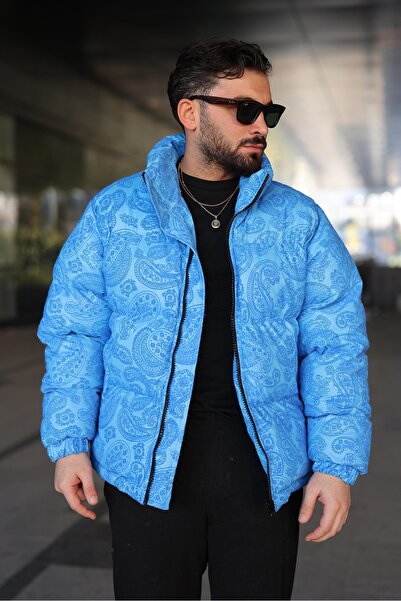 RHONES Чоловічий зимовий флісовий пуховик з високим коміром