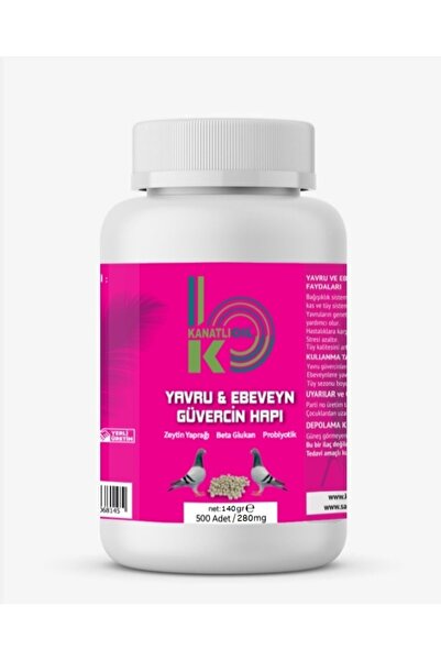 Kanatlı Oil Yavru ve Ebeveyn Güvercin Hapı 500 Adet