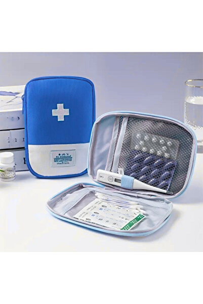 Vagonik 2'li Büyük-küçük Seyahat Ilk Yardım Çantası Boş, Tıbbi Acil Durum Çan...