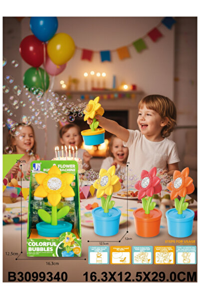 Family Center آلة فقاعات الزهور الكبيرة 14-3099340