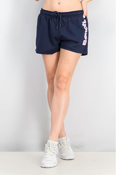 BENCH شورت نسائي برباط للسحب، أزرق داكن