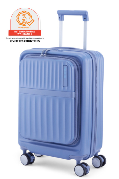 American Tourister حقيبة سفر ترينتو بلس، 54 سم أو 20 بوصة، بعجلات دوارة، مصنو...