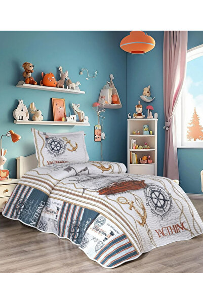 BELENAY Gemici Çocuk Tek Kişilik Yatak Örtüsü Takımı - Pike Set