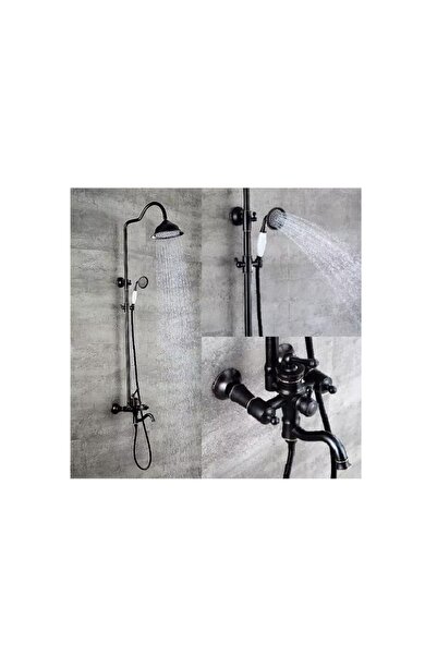 Trendy's Coloana dus trei functii negru antichizat TRENDY S