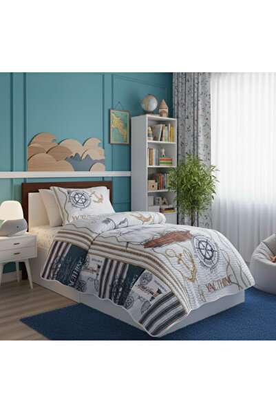 BELENAY Gemici Çocuk Tek Kişilik Yatak Örtüsü Takımı - Pike Set