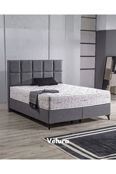 Velura Home & Living Mira Form Tek Kişilik Yatak Baza Başlık Seti (140 x 190)