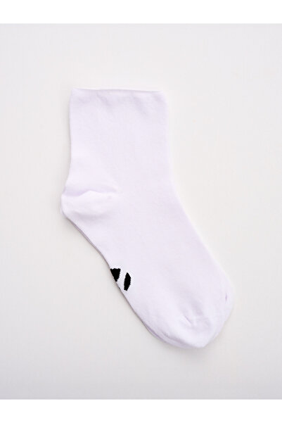 MONSIEUR CHAUSSETTE Lastiksiz Beyaz Soket Kadın Çorap - | İz yapmaz| Bileği S...