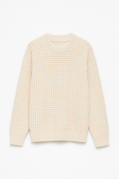 no7man Raflen White Sweater