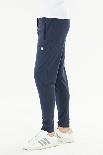 Marco Ferry Ανδρικό βαμβακερό παντελόνι με φερμουάρ και τσέπες Indigo 5478-İ