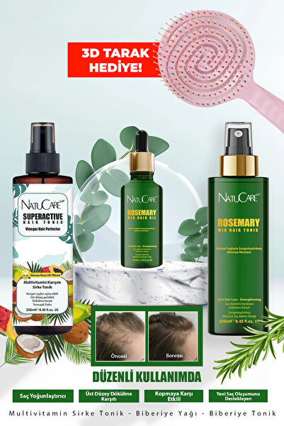 NatuCare مجموعة منشطات متعددة الفيتامينات وبيبيري للعناية بالشعر؛ مجموعة مضادة للتساقط، وفعالة في التسريع، ومقوية