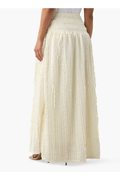 2Xtremz Textured Maxi Skirt with Elasticated Waistband