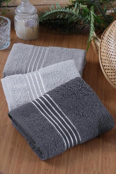 Zeynep Tekstil Čáry | Sada 3 ručníků na ruce a obličej 50x90 cm