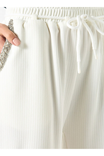 2Xtremz Embellished Wide Leg Pants with Drawstring Closure