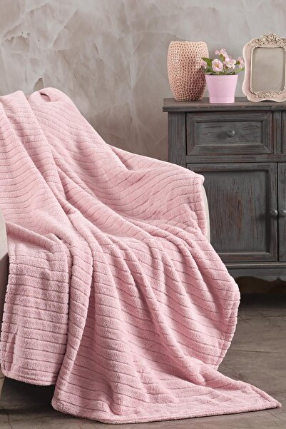 Cotonila Comfy | Çizgili Wellsoft Tv Battaniyesi 110x180 cm