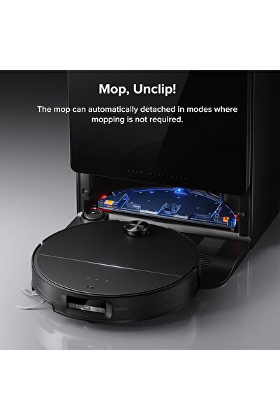 Roborock Saros 10 Akıllı Robot Süpürge ve Mop, 22.000Pa Emiş Gücü, Engel Algılama, Dolaşmayan Ana Fırça