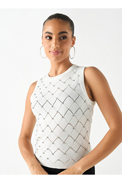 2Xtremz Embellished Sleeveless Top