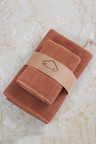 Zeynep Tekstil Royalty |   50X90 - 70X140 cm 2-Piece Bath Towel Set, 100% Cotton Towel Set