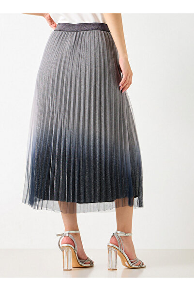 2Xtremz Ombre Pleated A-line Midi Skirt