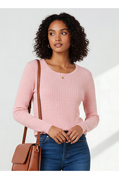 2Xtremz Slim Fit Textured Round Neck Tricot Sweater