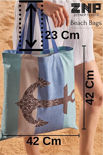 Znp Home Пляжна сумка з принтом Capa Pattern