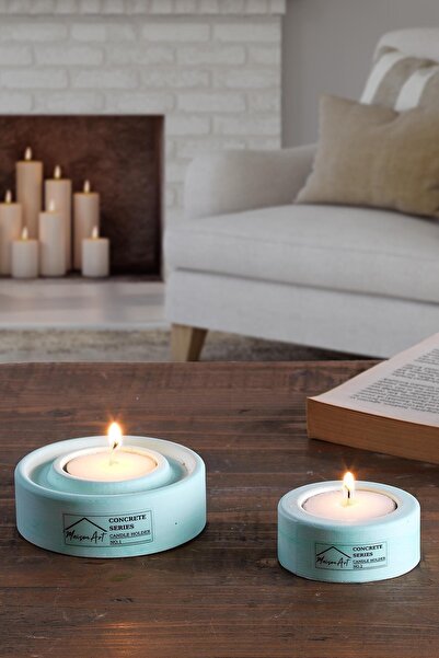 MaisonArt Holder | 2'li Set Mumluk | Tea Light Mumluk Seti | Dekoratif Şamdan...