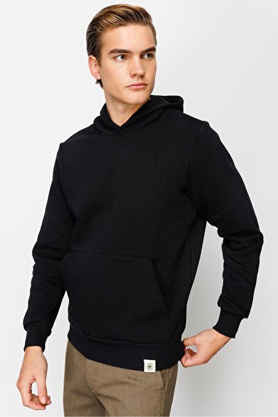 İgs Men's Black Hooded Sweatshirt