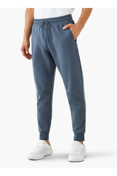 Adot Regular Fit Panelled Joggers with Pockets