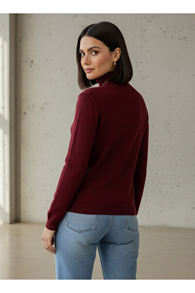 2Xtremz Textured High Neck Tricot Sweater