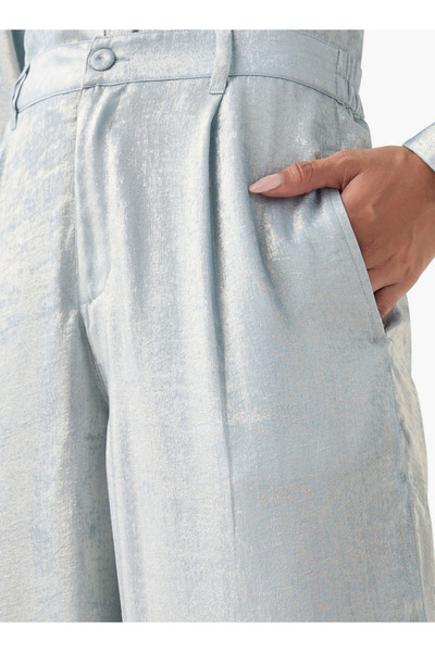 2Xtremz Textured Wide Leg Pants With Pockets