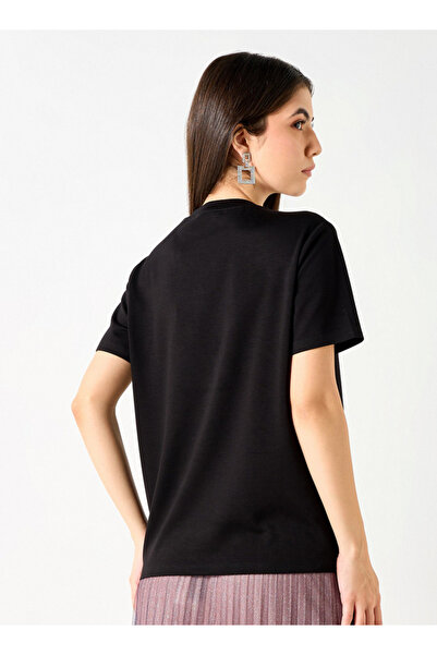 2Xtremz Embellished Crew Neck T-shirt With Short Sleeves