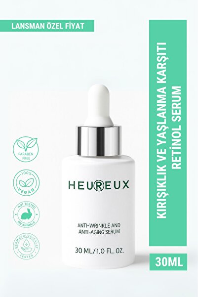 HEUREUX Kırışıklık ve Yaşlanma Karşıtı Bakım Serumu 30 ML Retinol,Kolajen,Nia...