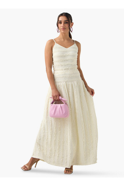 2Xtremz Textured Sleeveless Top with V-neck